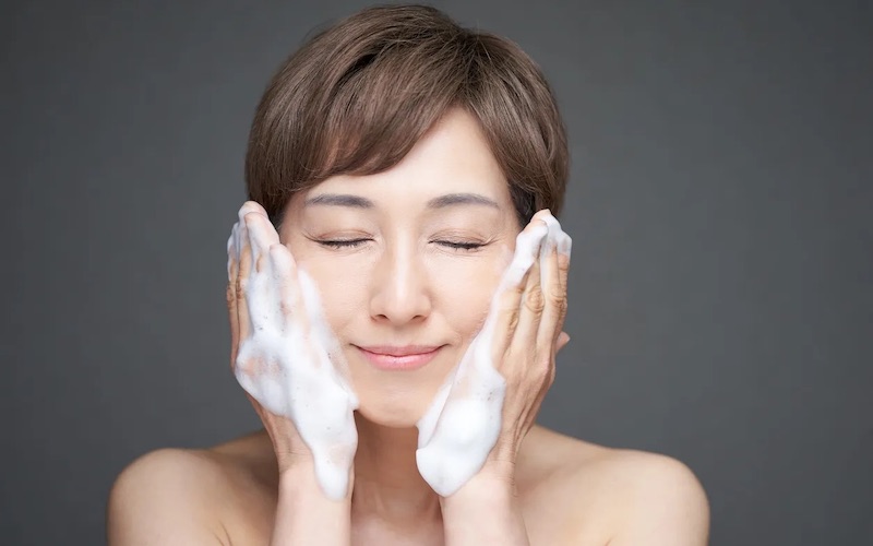 5 steps facial care for women over 50